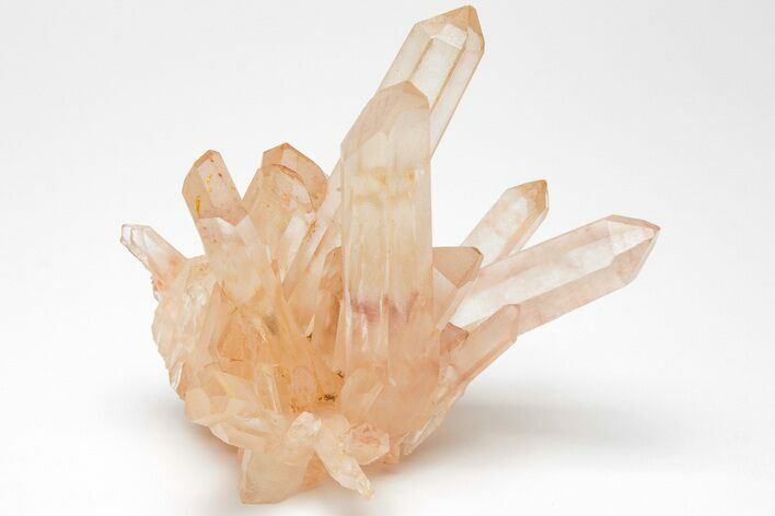 Tangerine Quartz Crystal Cluster - Madagascar #205866